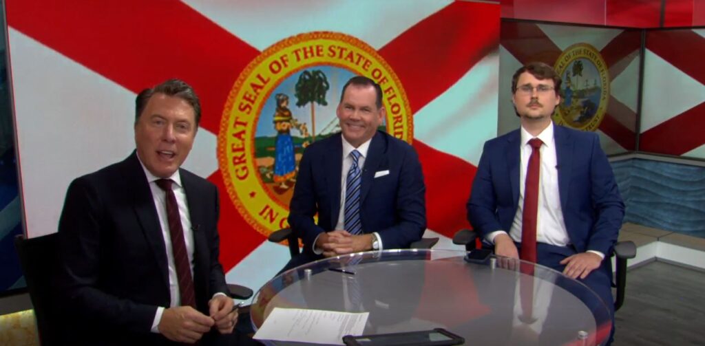 Tom McNicholas of McNicholas & Associates and Ryan Nicole of Florida Politics join CBS12 News anchor Jim Grimes.